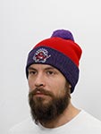 Шапка MITCHELL NESS арт. HPCK1052-TRAYYPPPRED1 Toronto Raptors NBA (красный / фиолетовый)